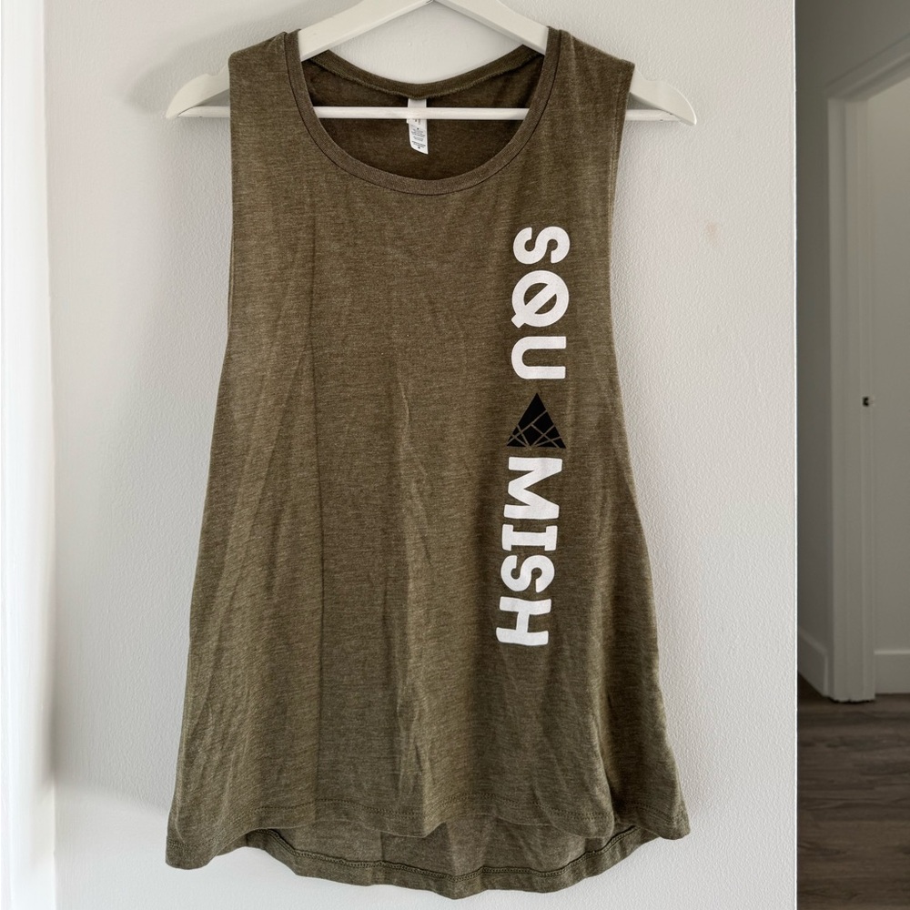 Olive Green Unisex Climbing Tank Top